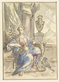 Allegory of the Happy Life, 1677-1755. Creator: Elias van Nijmegen.