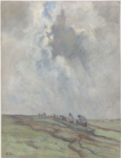 Drying nets, 1872-1944. Creator: Frans Smissaert.