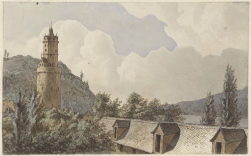 View over Andernach and the Rhine, 1820-1872. Creator: Hendrik Abraham Klinkhamer.