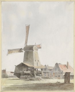Wood sawmill, 1845. Creator: Hendrik Abraham Klinkhamer.