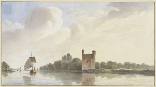 Ruins of Huis te Merwede near Dordrecht on the Maas, 1820-1872. Creator: Hendrik Abraham Klinkhamer.