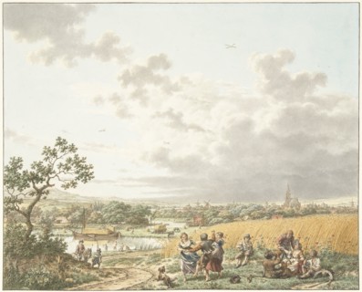 Summer, afternoon and sky; the four seasons, times of day and elements, 1797. Creator: Jacob Cats.
