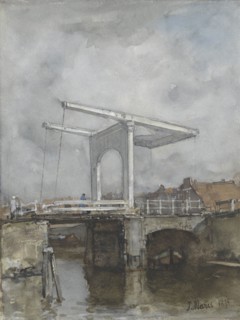 The Drawbridge, 1875. Creator: Jacob Henricus Maris.