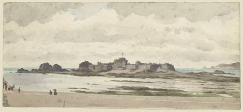 Castle or fortress on the coast, 1846-1902. Creator: James Tissot.