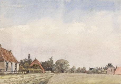View of Schiermonnikoog, 1875. Creators: Baronne de Rebecque, Jan Daniel Cornelis Carel Willem.