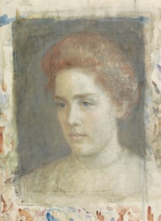 Portrait of Miss Wiedenbruggen, 1874-1925. Creator: Jan Veth.