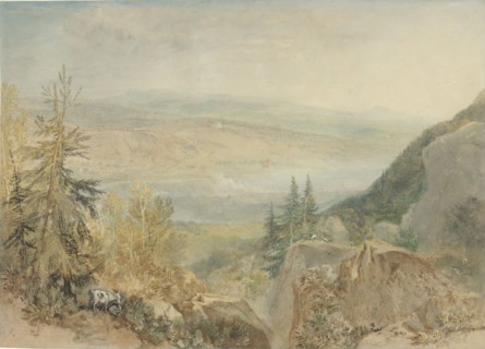 View of Farnley Hall in Yorkshire, 1808-1825. Creator: JMW Turner.