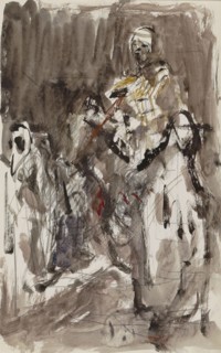 Rider, 1923. Creator: Marius Bauer.