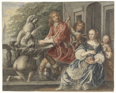 Cornelis de Wit and his family, 1849-1917. Creator: Matthijs Maris.