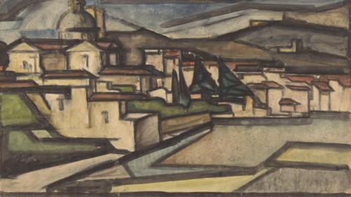 View of an Italian city, 1920-1945. Creator: Reijer Stolk.