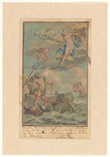 Venus asks Neptune to prevent Telemachus from landing on Ithaca, c.1719-c.1775. Creator: Ruik Keyert.