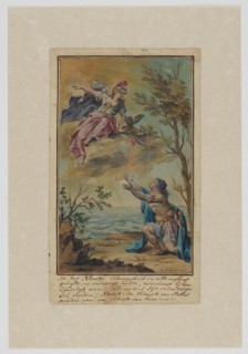 Mentor says goodbye to Telemachus, 1719-1775. Creator: Ruik Keyert.
