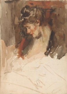 The wife of Wilhelmus Johannes Steenhoff with her child at the breast, 1873-1932. Creator: Willem Steenhoff.