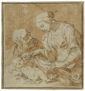 The Holy Family. Creator: Abraham Bloemaert.