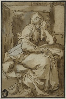 Weeping penitent. Creator: Abraham Bloemaert.