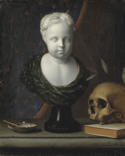 Gustav (1683-85), Prince of Sweden, Son of King Karl XI, 1686. Creator: After Nicolaes Millich.