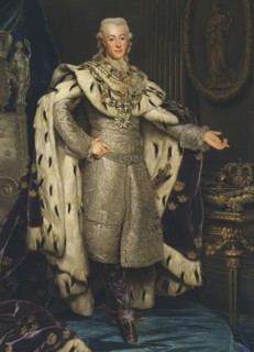 Gustav III, 1746-1792, King of Sweden, 1777. Creator: Alexander Roslin.