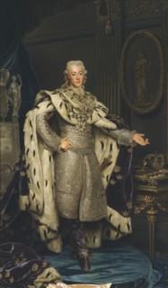 Gustav III, 1746-1792, King of Sweden, 1777. Creator: Alexander Roslin.