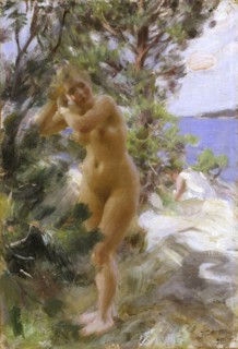 After the Bath, 1895. Creator: Anders Leonard Zorn.