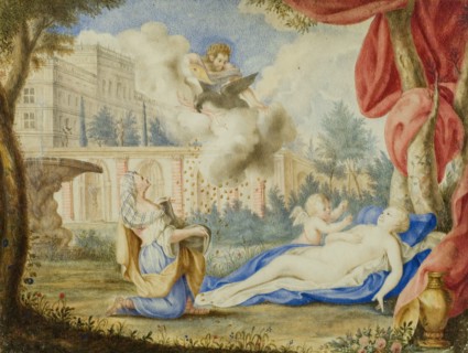 Danae and the Golden Rain, late 17th-early 18th century. Creator: Andreas von Behn.