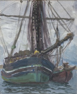 Fog Rising from the Sea. Study from Lofoten, 1907. Creator: Anna Katarina Boberg.