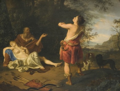 Cephalus and Procris, 1675. Creator: Ary de Vois.