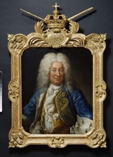 Frederick I, 1676-1751, King of Sweden, Landgrave of Hesse-Kassel, 1730. Creator: Martin van Meytens.