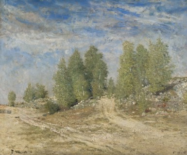 Gravel Slope, 1876. Creator: Carl Fredrik Hill.
