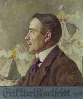 Erik Axel Karlfedt, the poet, 1918. Creator: Carl Larsson.