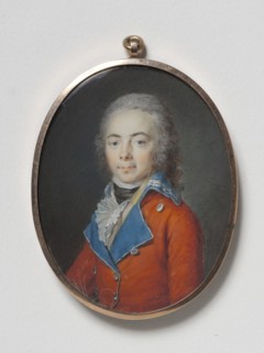 An Unknown Officer, late 18th-early 19th century. Creator: Cornelius Hoyer.