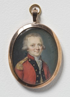 An Unknown Officer, late 18th-early 19th century. Creator: Cornelius Hoyer.