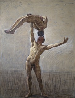 Athletes, 1912. Creator: Eugène Jansson.