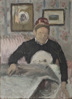 Brita Maria (Mussa) Banck (1830-1906), housekeeper, c.1890. Creator: Eva Fredrika Bonnier.