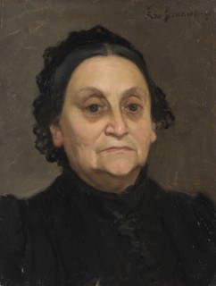 Mrs. Hilda Schönthal (1824-1892), preliminary study for "Under the Chestnut", 1891. Creator: Eva Fredrika Bonnier.