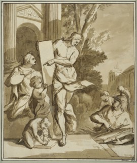 Allegory of the art of painting. Creator: Gerard de Lairesse.
