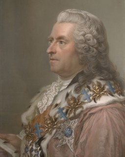 Count Carl Gustaf Tessin - pendant, 1761. Creator: Gustaf Lundberg.