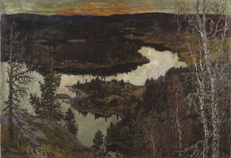 Autumn, Nordingrå, 1910. Creator: Helmer Osslund.
