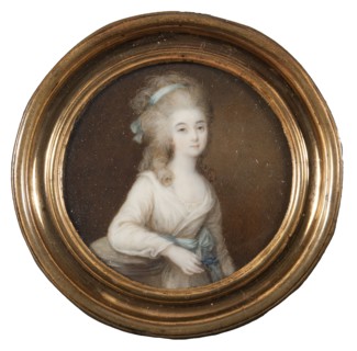 Anne Flore Millet, 1749-1826, g de Brehan, Marchioness, 1777. Creator: Ignace Jean Victor Campana.