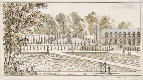 The embroidery parterre of la Maison du Tillet in Saint-Cloud. Creator: Israel Silvestre.