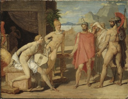 Achilles Receiving in his Tent the Envoys of Agamemnon, 1801. Creator: Jean-Auguste-Dominique Ingres.