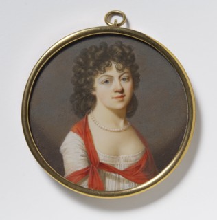 Fredrica Charlotta (Lolotte) Forsberg, 1766-1840, married Stenbock, Countess, lady in waiting, 1799. Creator: Giovanni Domenico Bossi.