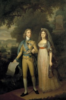 Gustav IV Adolf, 1778-1837, King of Sweden and Fredrika Dorotea Vilhelmina..., c.1797-c.1800. Creator: Jonas Forsslund.