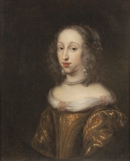 Anna Dorotea, 1640-1713, Princess of Holstein-Gottorp, Abbess of Quedlingsburg, 17th century. Creator: Jurgen Ovens.
