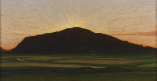 Afterglow, 1909. Creator: Karl Nordström.