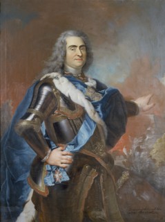 August II the Strong, 1670-1733, elector of Saxony, king of Poland, late 17th-mid 18th century. Creator: Louis de Silvestre.