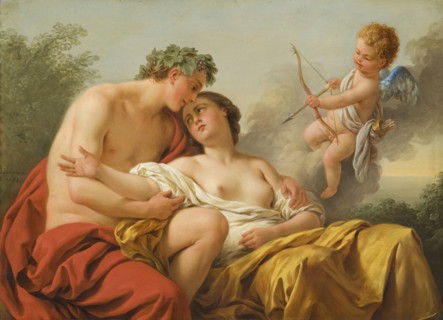 Bacchus and Ariadne, 1768. Creator: Louis Jean Francois Lagrenee.