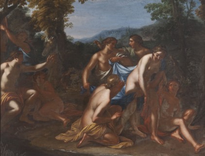 Diana and Callisto with Nymphs, c17th century. Creator: Unknown.