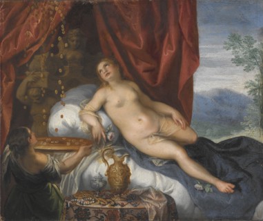 Danae and the Shower of Gold, c17th century. Creator: Unknown.