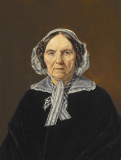 Frederikke Eleonora Cathrine Rørby, née de Stockfleth (1773-1851).1848. Creator: Martinus Rorbye.