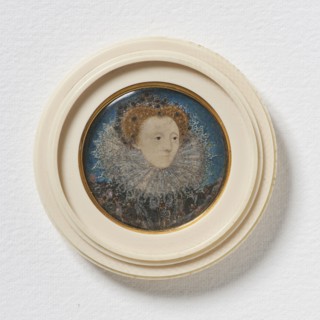 Elizabeth I (1533-1603),Queen of England, c. 1586-87, 1586-1587. Creator: Nicholas Hilliard.